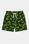 Boys Tropical Palm Green Linen Co-Ord Set – Cool Summer Style - MYK_Fatimas
