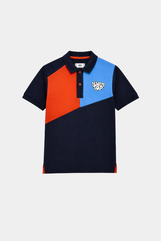 Always On Top MYK Toddler Boys Color block Polo Shirt - MYK_Fatimas