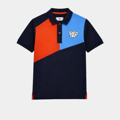 Always On Top MYK Toddler Boys Color block Polo Shirt - MYK_Fatimas
