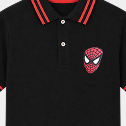 Boys Half Selves Polo T Shirt ( Spider Man ) - MYK_Fatimas