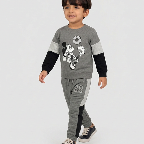 Kids Minnie Mouse Zip-Up Hoodie & Trouser Set